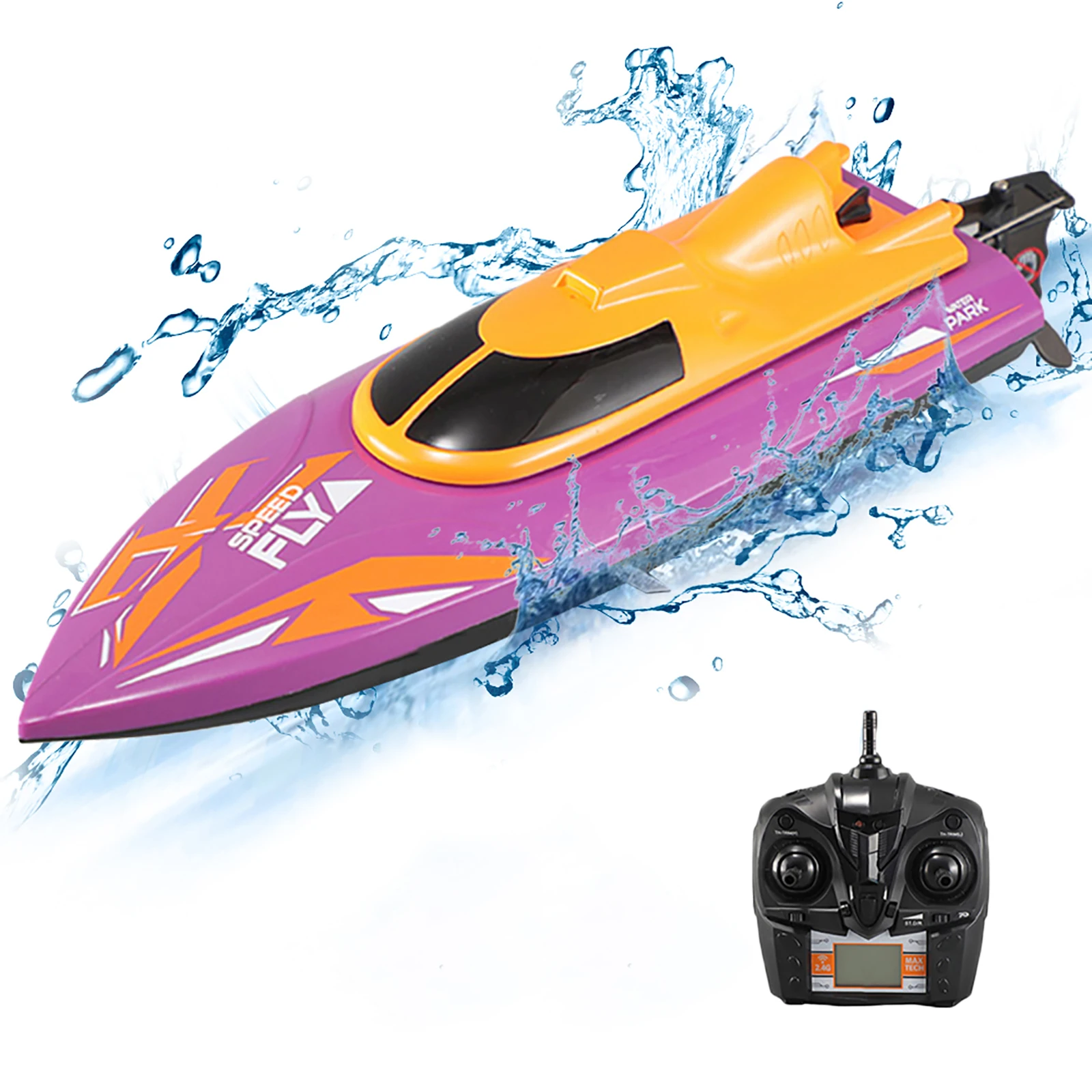 

High Speed Waterproof 2.4GHz RC Boat 1/36 4CH Watercraft Ship Toys for Pool Lake for Children Festival Surprise Presents