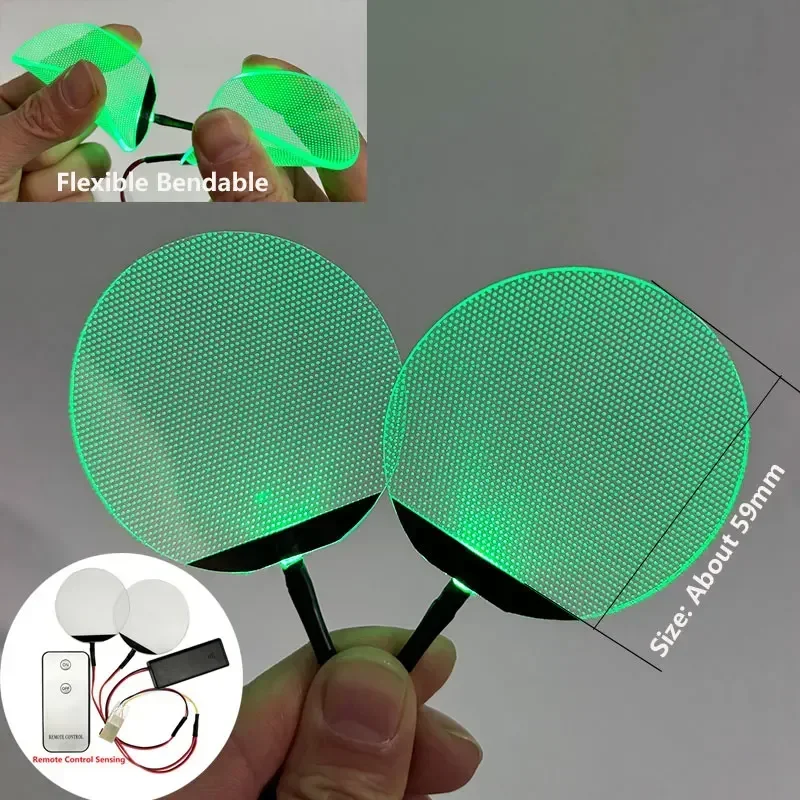 

Круглые гибкие фотообои с дистанционным управлением для маски на Хэллоуин