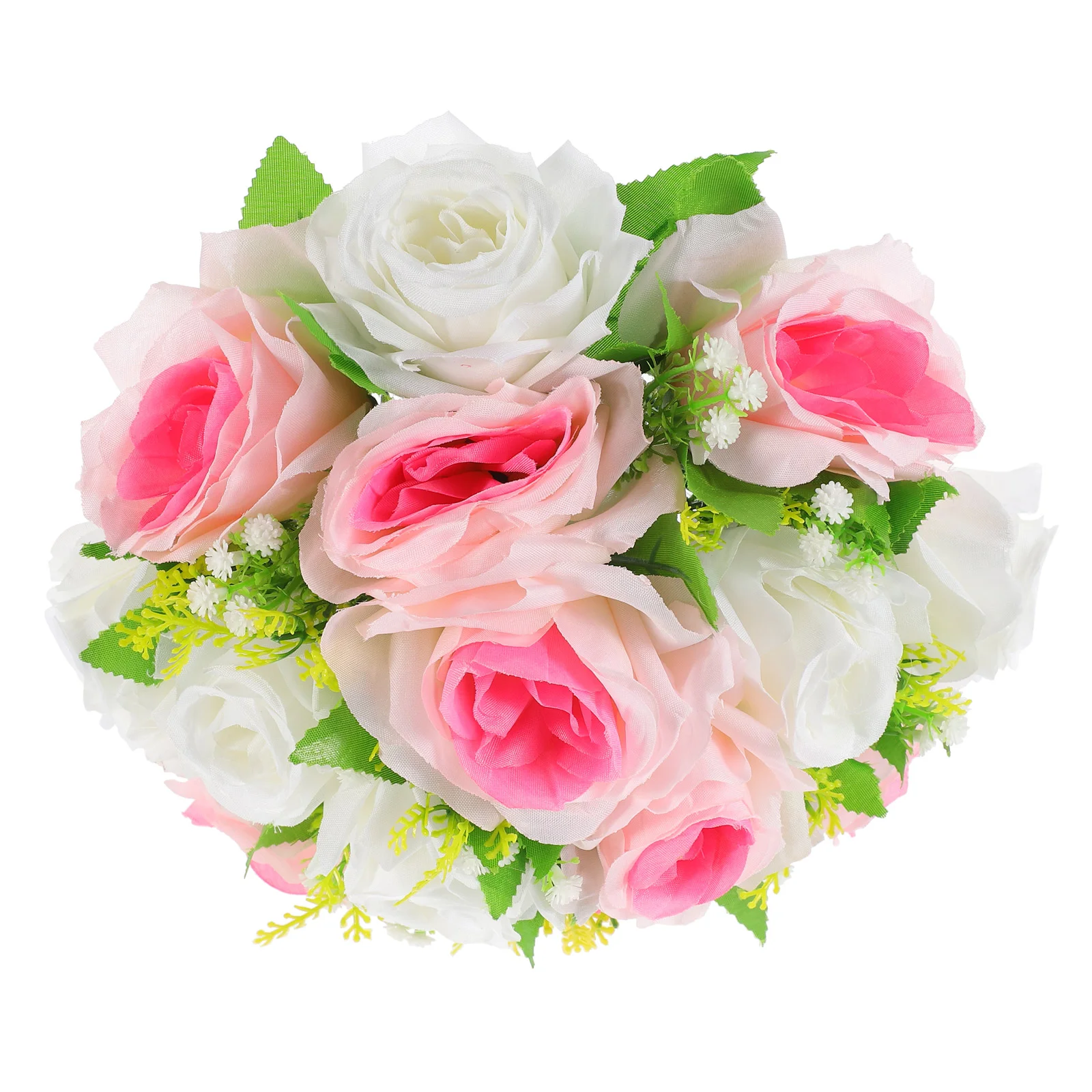 

Artificial Flowers Decoration Balls Fake Bouquet Decors Vivid Rose Column Road Lead Wreath Centerpieces Aesthetic Home