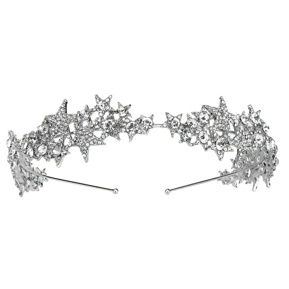 

Headband Beautiful Hairband Handmade Headwear Accessories Chic Headdress Bridal Crystal Decor Supply Princess Crowns