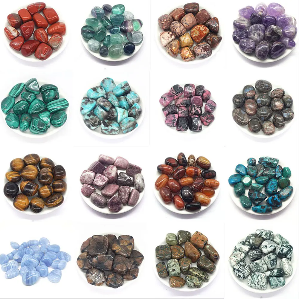 Wholesale Tumbled Crystals Stones Bulk Natural Polished Gemstones Mineral Specimen Collection Home Aquarium Decoration