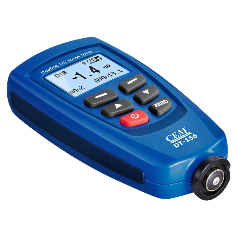 

CEM DT-156 Digital Micron 1250um Paint Coating Thickness Tester Meter Thickness Measurement Equipment