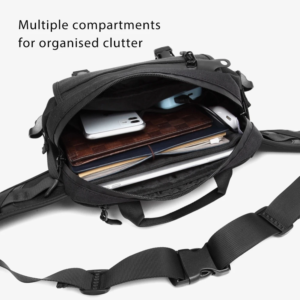 Men Waist Bag Fashion Multifunction Outdoor Fanny Pack Waterproof Waist Packs Male Travel Phone Pouch Crossbody Belt Bags
