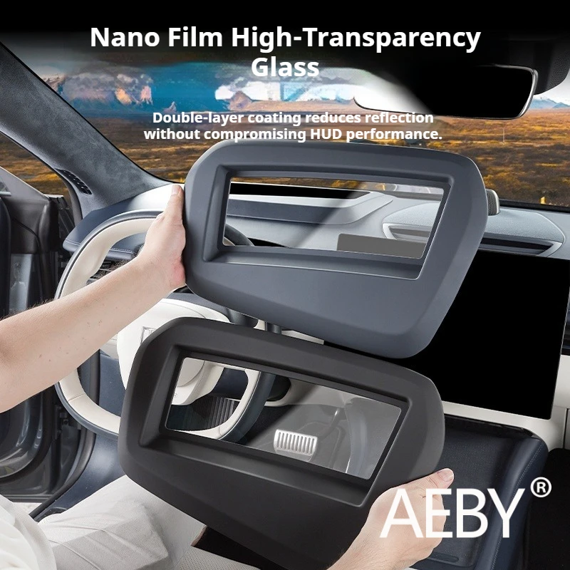Фото AEBY для ZEEKR 007/007GT 2024 2025 автомобильная защитная пленка для дисплея HUD, антибликовая, против царапин, пылезащитная защитная пленка для экрана №3