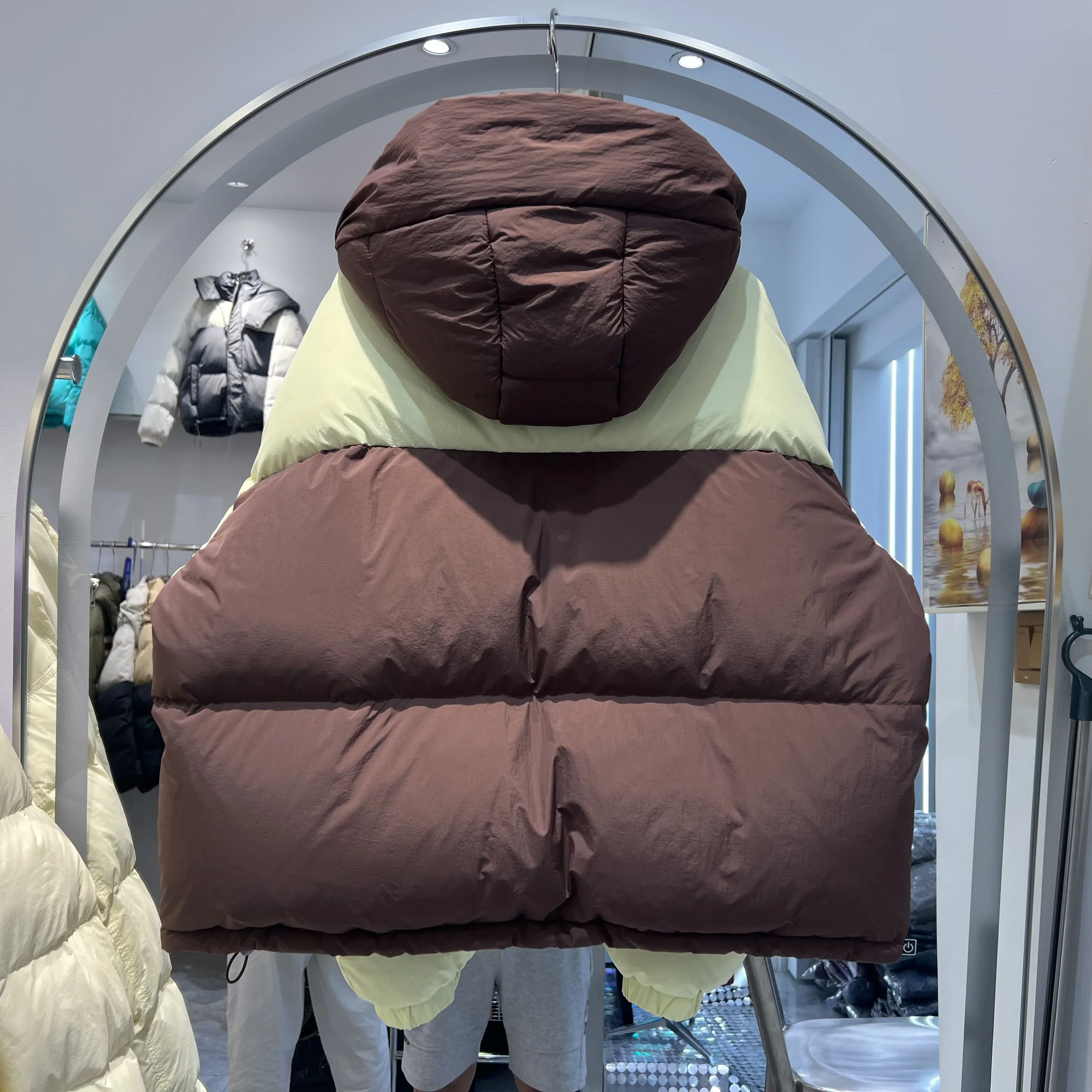 Женский пуховик с капюшоном повседневная Толстая куртка на белом утином пуху