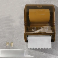paper towel dispenser automatic toilet sensor jumbo roll paper holder touch less hand free tissue box for office hotel