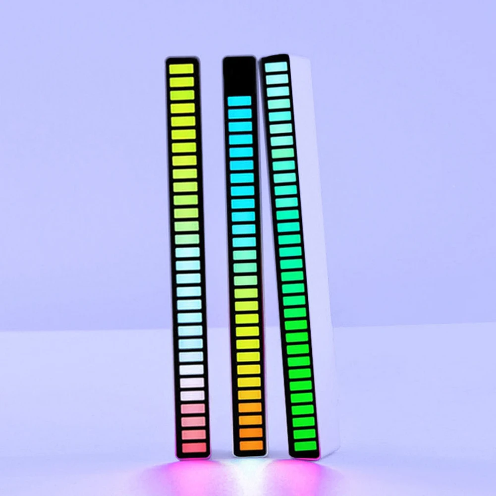 Музыкальное управление звуком пикап ритм окружающая лампа RGB светодиодная полоса освещение атмосферсветильник для бара автомобиля тв игро...