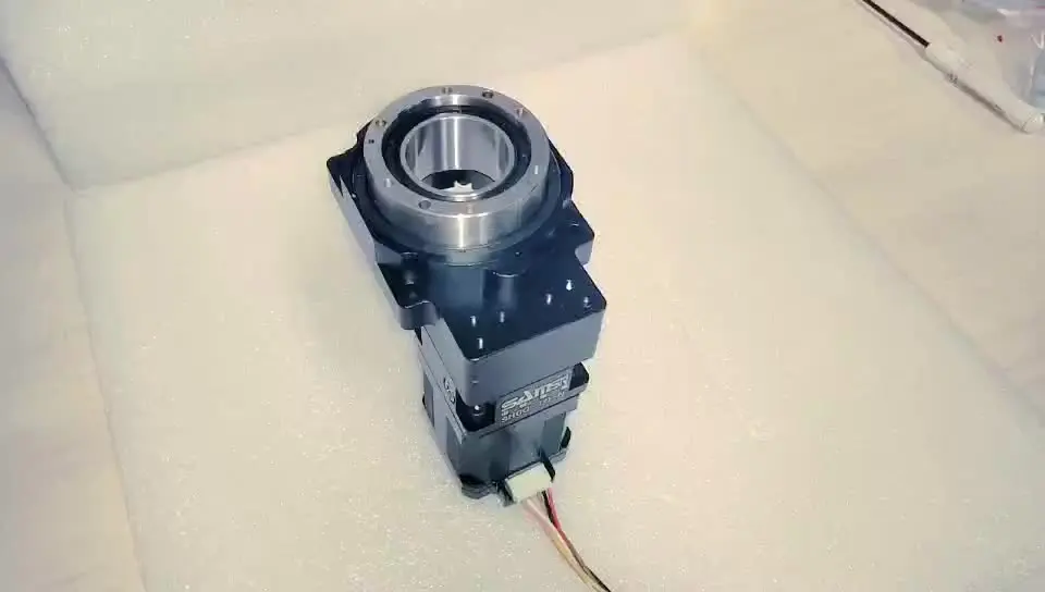 

Samsr 130mm servo hollow rotating platform rotary actuator for 400W servo motor series with 18 ratio Planetary gearbox