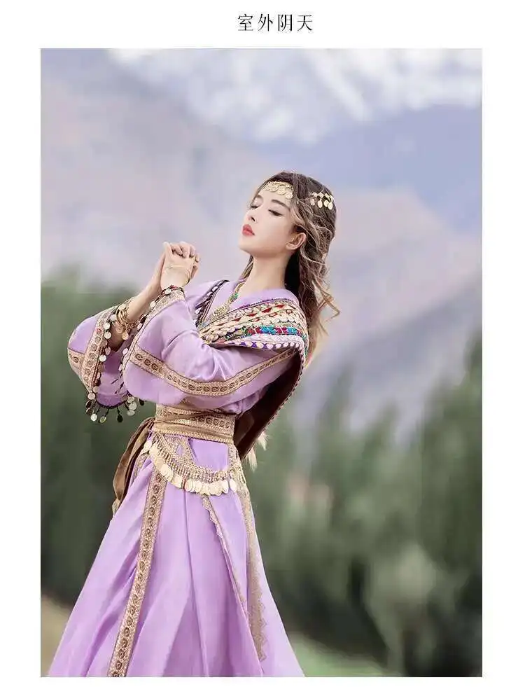 Фото {Специальное предложение} Huangyue National Style Hanfu Daiqi Silk Western Regions Real Vegetables Xianqi Heavy Industry Embroidery Loulan №5