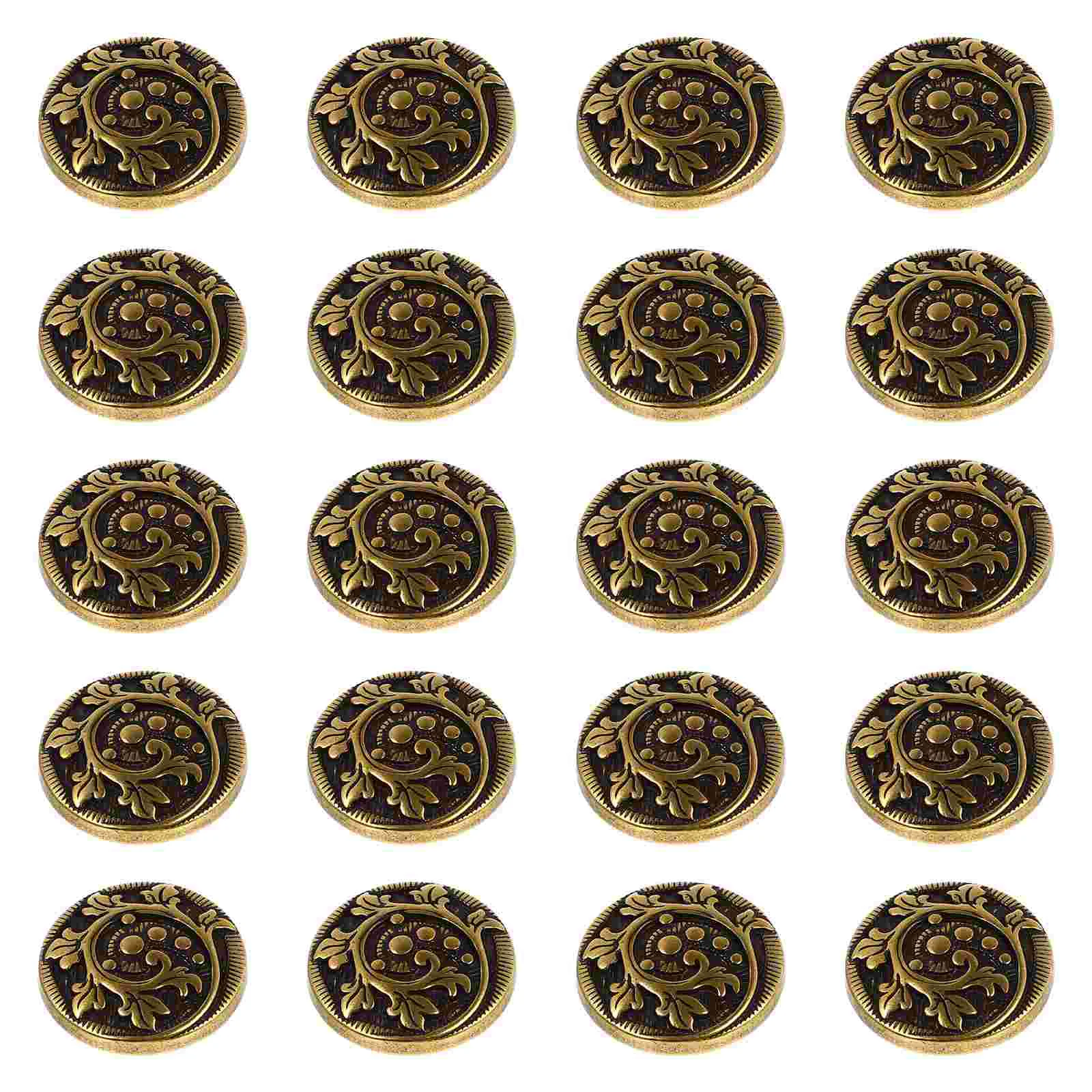 

20pcs Clothing Replacement Buttons Retro Coat Button DIY School Uniform Buttons