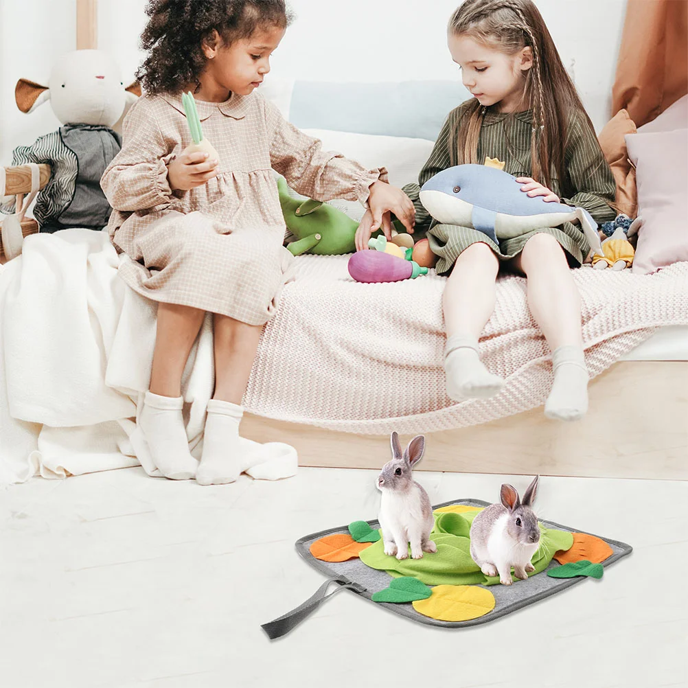 2 шт. подушечка для нюхания кролика жевательные игрушки кролик дозатор лакомств