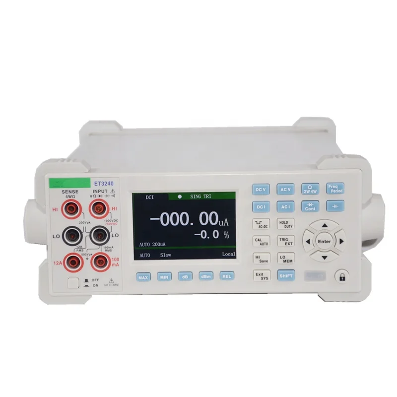 

Автоматический настольный цифровой мультиметр ET3240, 22000 отсчетов, с большим прозрачным экраном