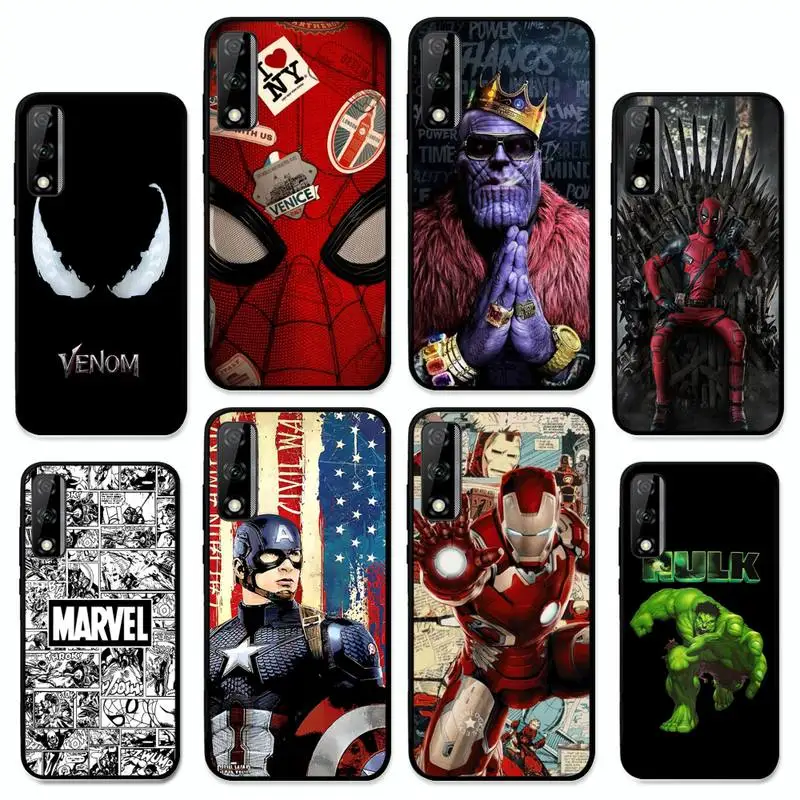 Movie S-super-h-Heroes hero character Phone Case For Y9 6 7 5 Prime Enjoy 7s 7 8 plus 7a 9e 9plus 8E Lite Psmart Shell