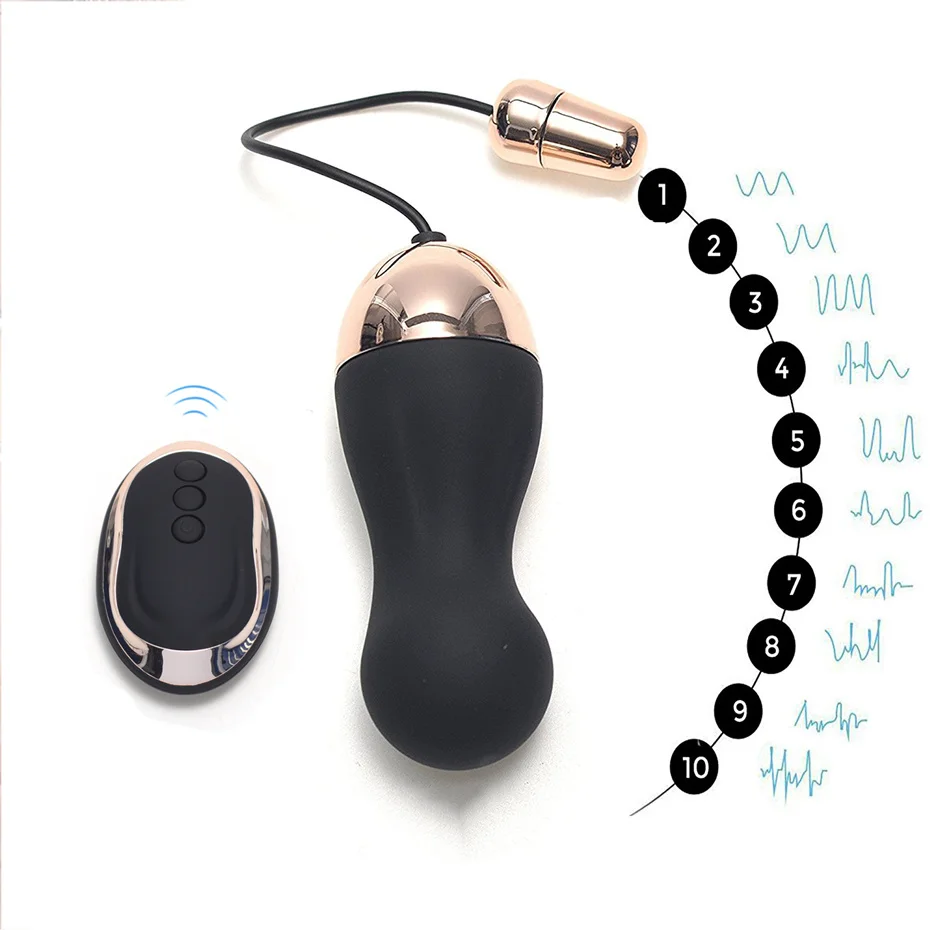 

HIMALL Wireless Remote Control Vibrator Adult Sex Toy Powerful Bullet Vbrating Egg Product for Women Kegel Ball Erotic Massage