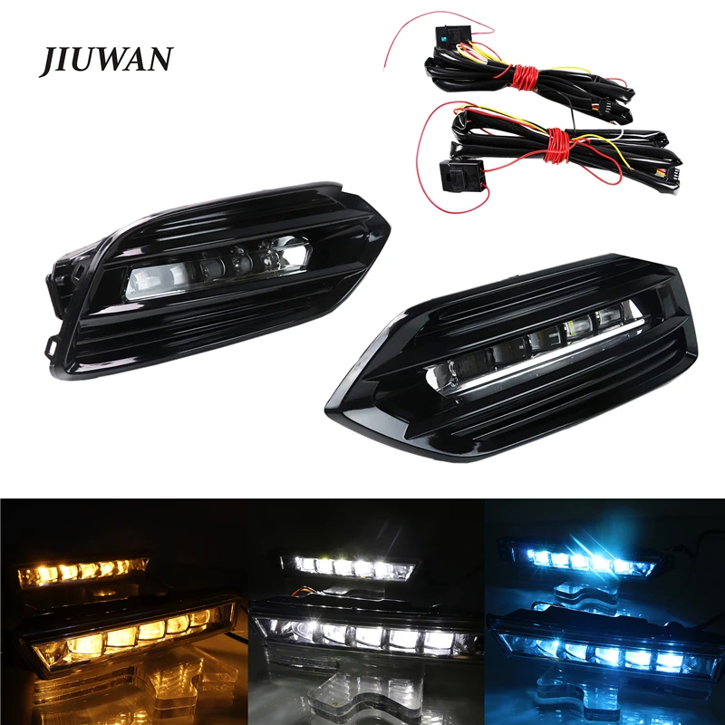 2/3-цветная автомобильная светодиодная бегущая вспышка DRL сигнал поворота