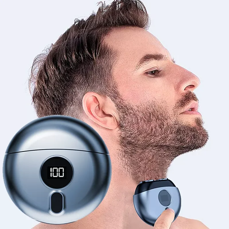 

NEW2023 Mini Shaver Long-Lasting Battery Life Travel Portable Rechargeable Beard Trimmer Shaver Best Gift for Men