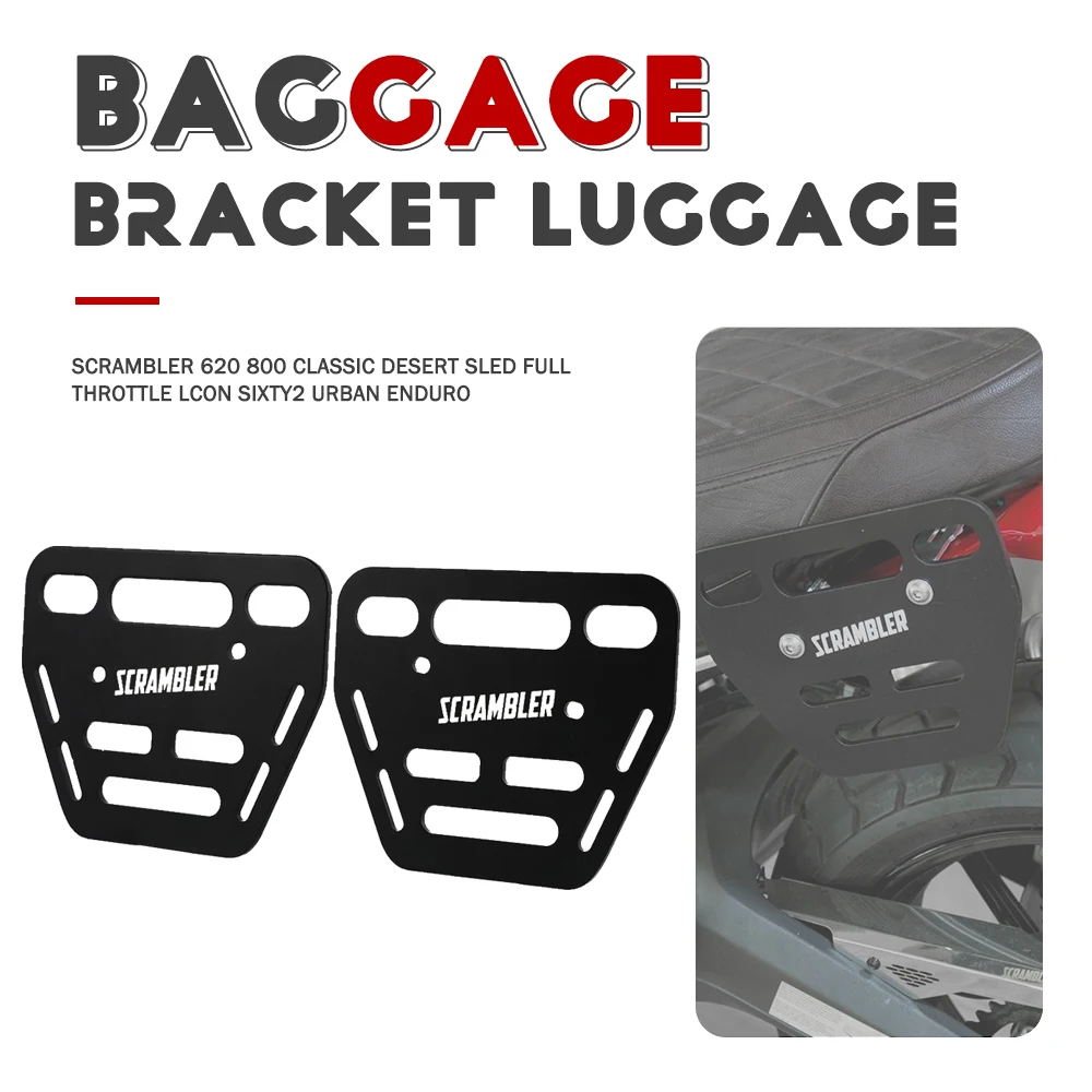

Baggage Bracket Luggage Side Rack Saddle FOR Ducati Scrambler 620 800 Classic Desert Sled Full Throttle Lcon Sixty2 Urban Enduro