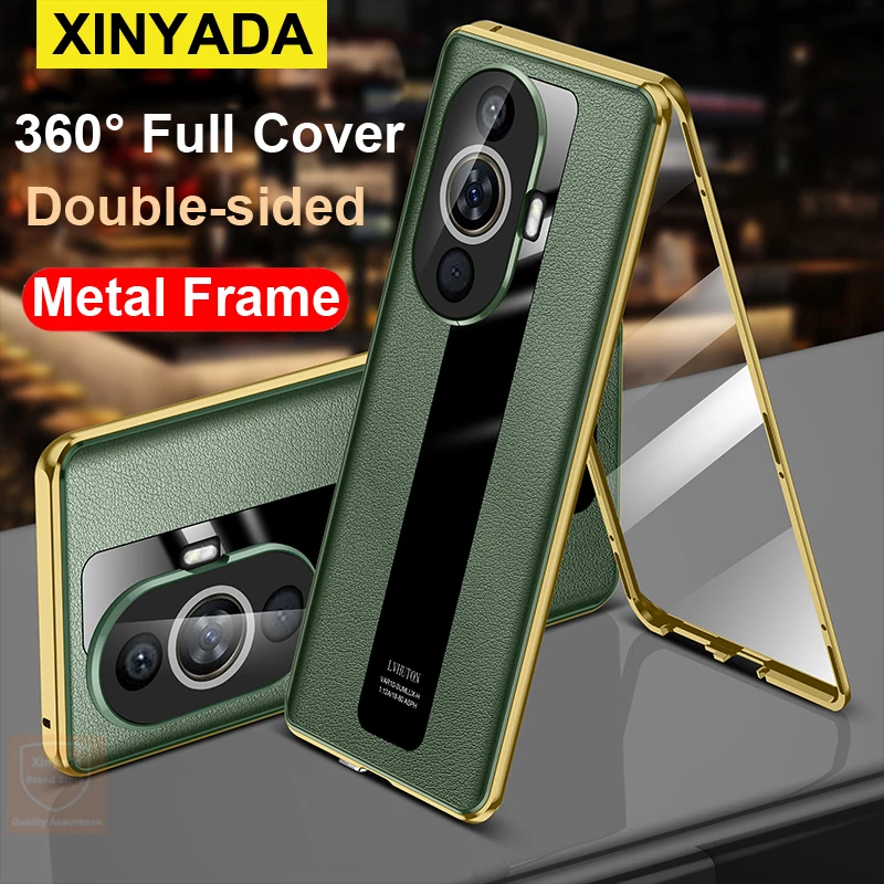 

360 Full Body For Huawei nova 11 Pro Case Tempered Glass Phone Case For Huawei nova 11 Ultra 10 Pro Flip Cover Bumper Metal