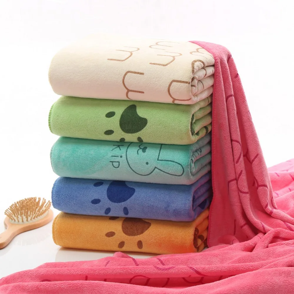 

Microfiber Pet Dog Towel Strong Absorbent Pet Bath Towel for Cats Small Large Dogs Cleaning Grooming Drying Tool Pets Supplies