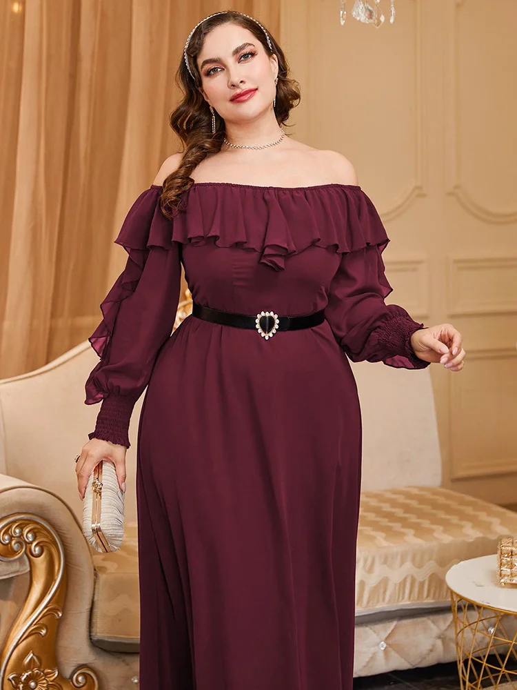 Рисунок 4 - Женское длинное платье с длинным рукавом