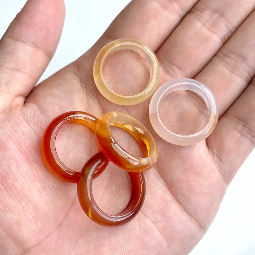 Кольца из агата и