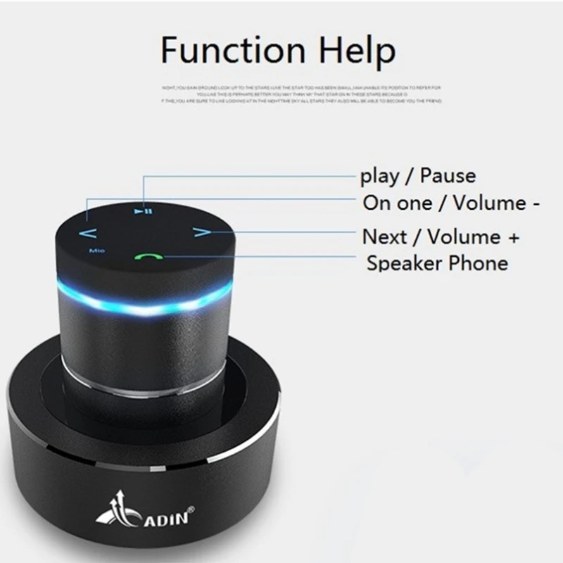Adin 2X 26 Вт Вибрационный динамик Bluetooth бас портативные динамики Беспроводной