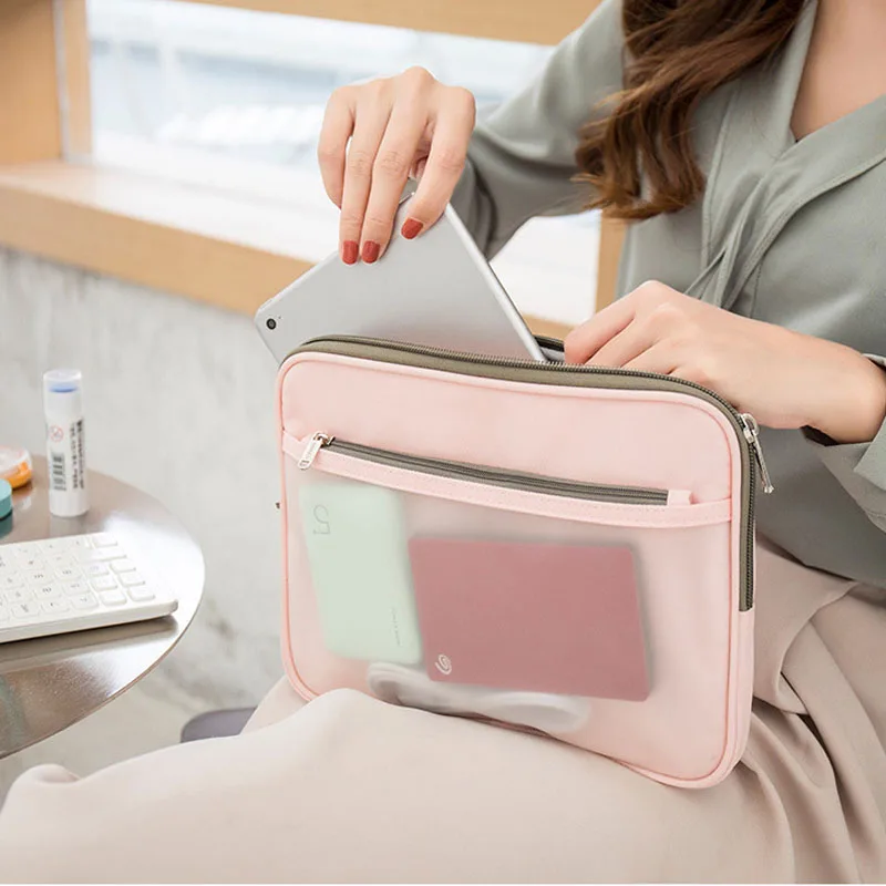 Portable Travel Briefcases Waterproof Pens Notebooks Case Office Document Pocket School Stationery Pouch Accessories Supplies