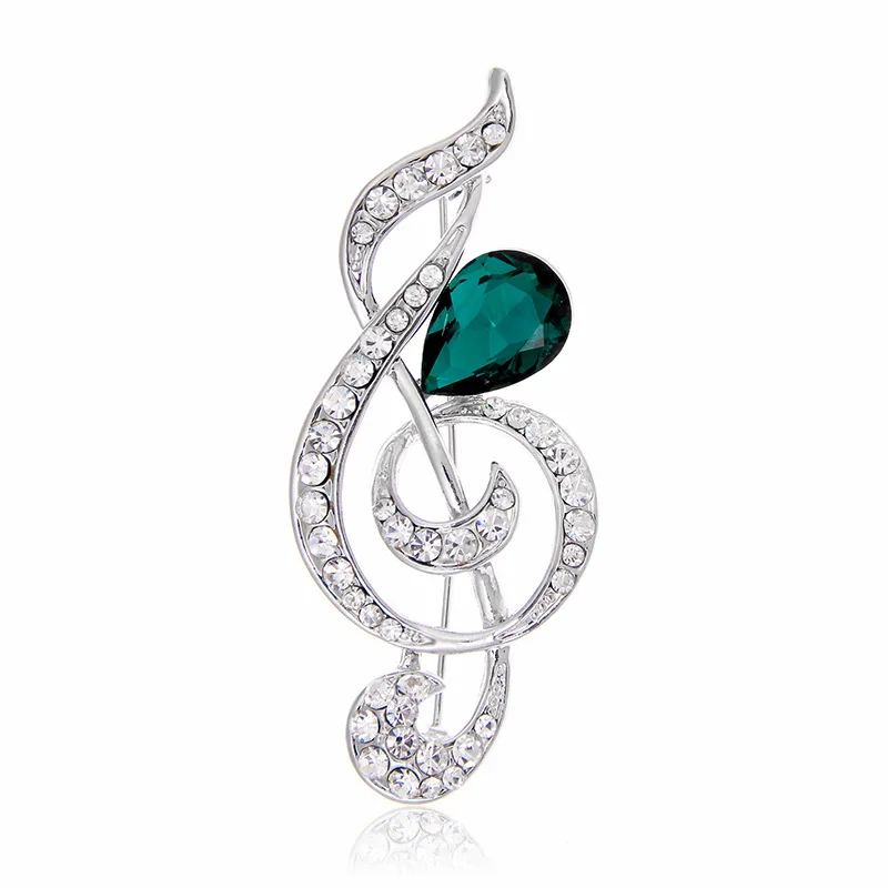 

Elegant Note Treble Clef Brooch Boutonniere for Women Girls Fashion Music Note Sheet Brooch Wedding Concert Party Jewelry Gift