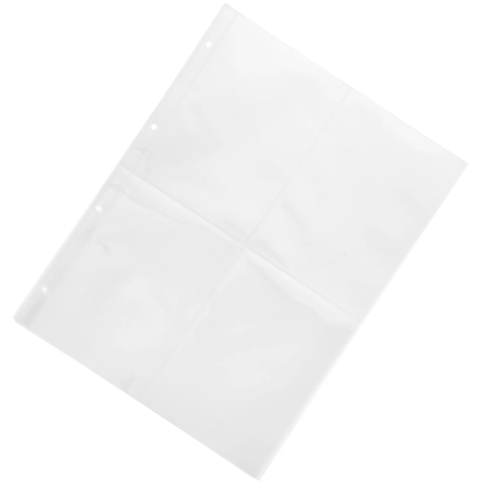 

60 шт., прозрачные обложки для фотоальбома, 4 кольца