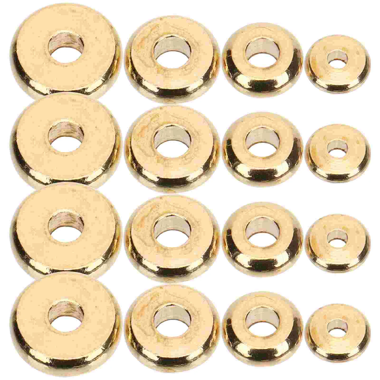 

Beads Spacer Rondelle Round Loose Charms Bead Diy Making Jewelery Craft Disc Bracelet Earrings Pendant Necklace Jewelry Flat