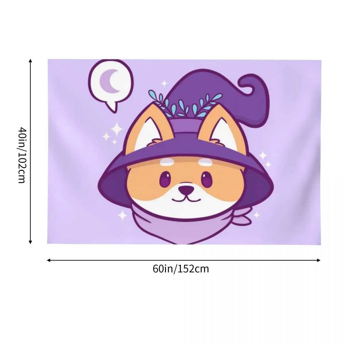 Ведьма Собака гобелен Nikury