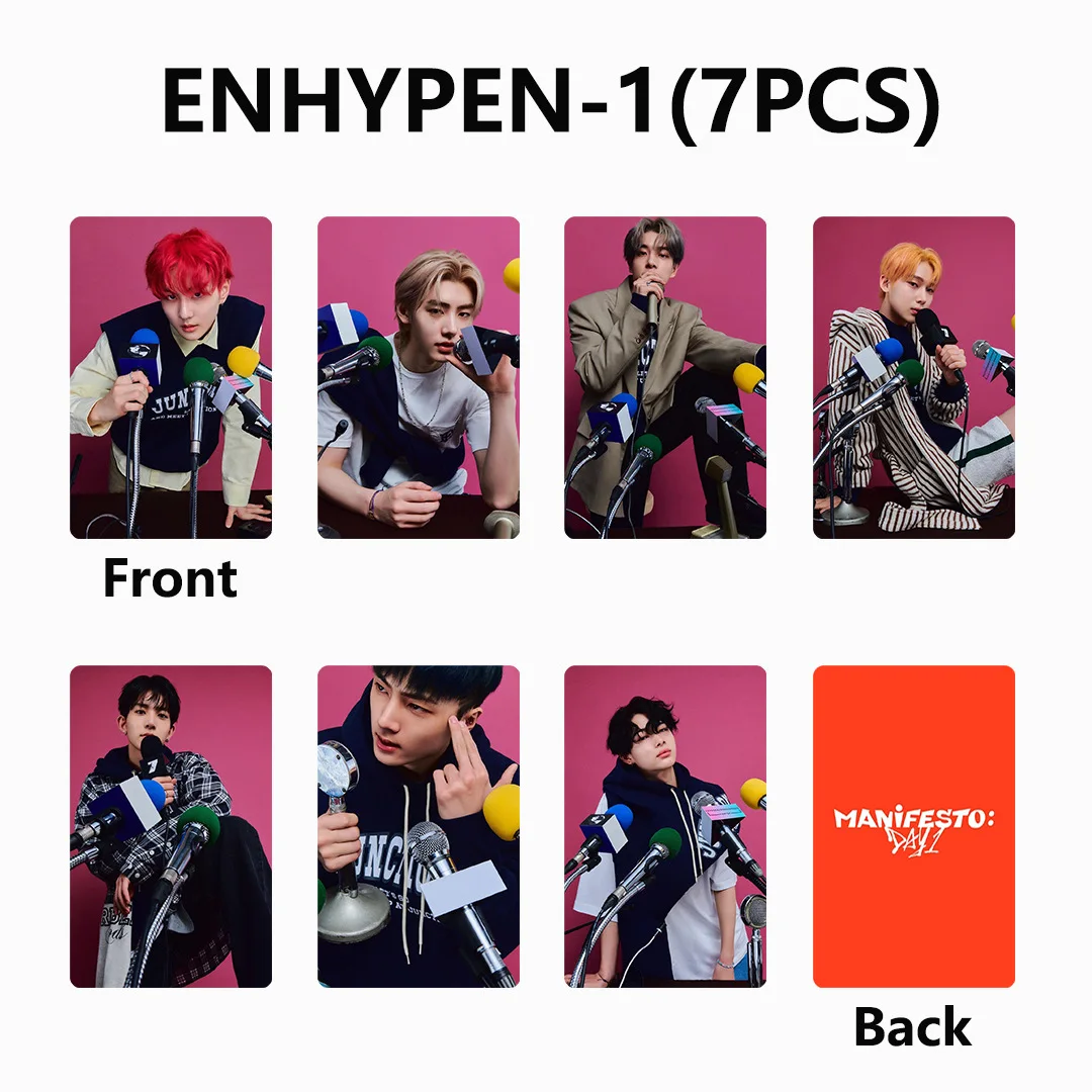 

Новый KPOP ENHYPEN, день проведения 1, концепция, фотокарты, ломо-карты