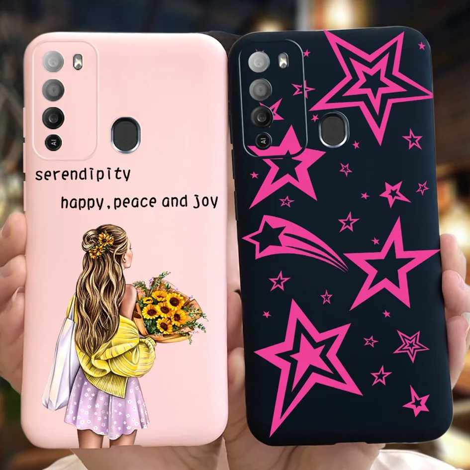 Чехол для телефона ITEL Vision 1 чехол, новый модный Мягкий силиконовый чехол для девушек Itel Vision 2 S16 Pro ItelS16 Vision1 Vision2