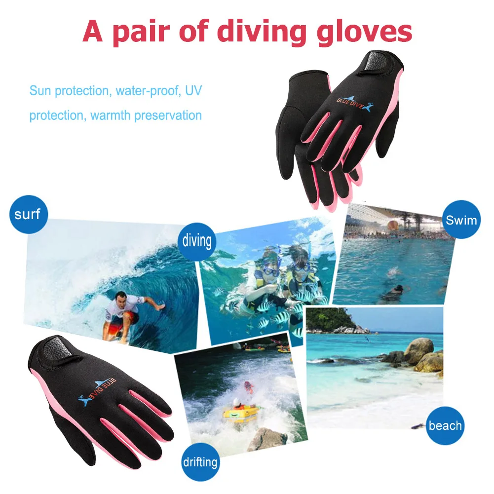 

1.5mm Neoprene Swimming Diving Gloves Snorkeling Surfing Water Sports Supplies