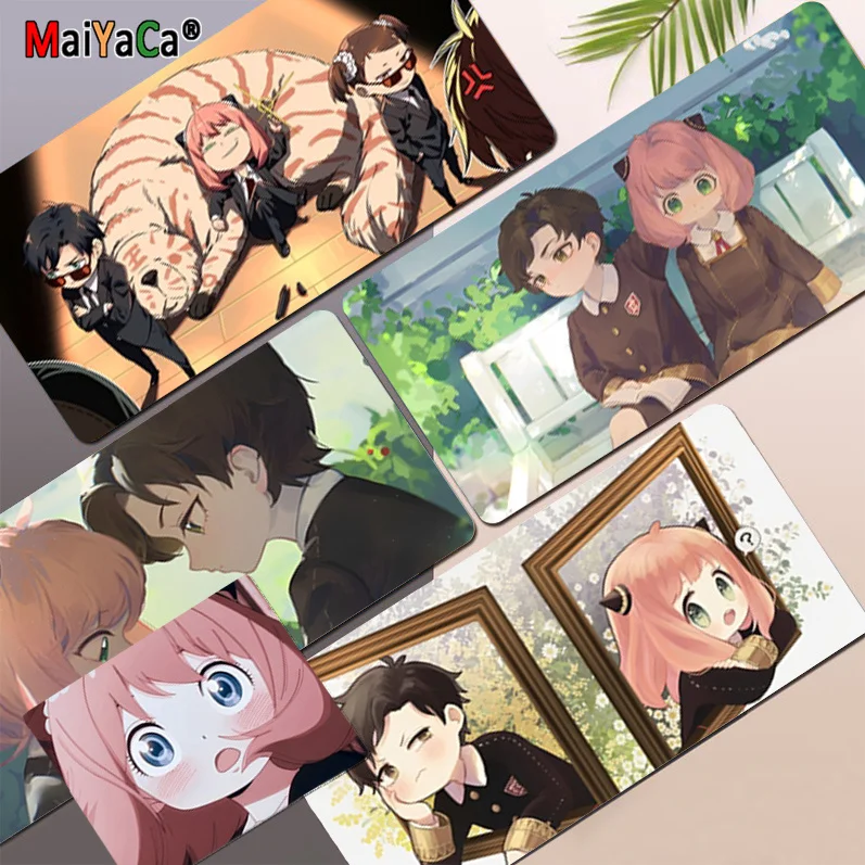 

Anime Spy X Family Mousepad New Rubber Mouse Durable Desktop Mousepad Size for Game Keyboard Pad for Gamer