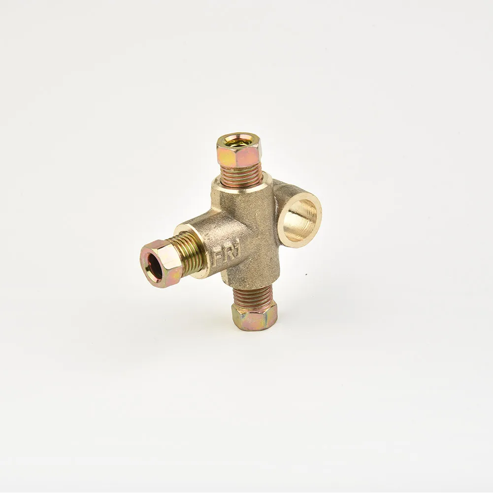 Бесшовное соединение 3-ходовой тормозной Т-образный тройник метрическая труба с