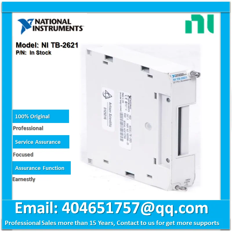 

NI TB-2621 Shielded High-Voltage Front-Mounting PXI Terminal Block