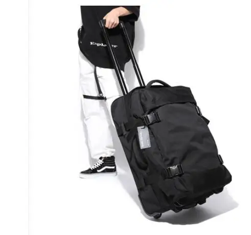 

Travel trolley bags men 24 Inch Travel trolley Rolling Luggage bags Women wheeled bag oxford large baggage suitcase on wheels