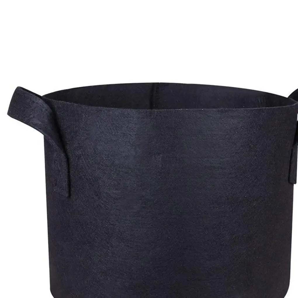 

25 Gallon Black Grow Bags Cloth Planting Pots Grow Pouches Fabric Handles Vegetables Container
