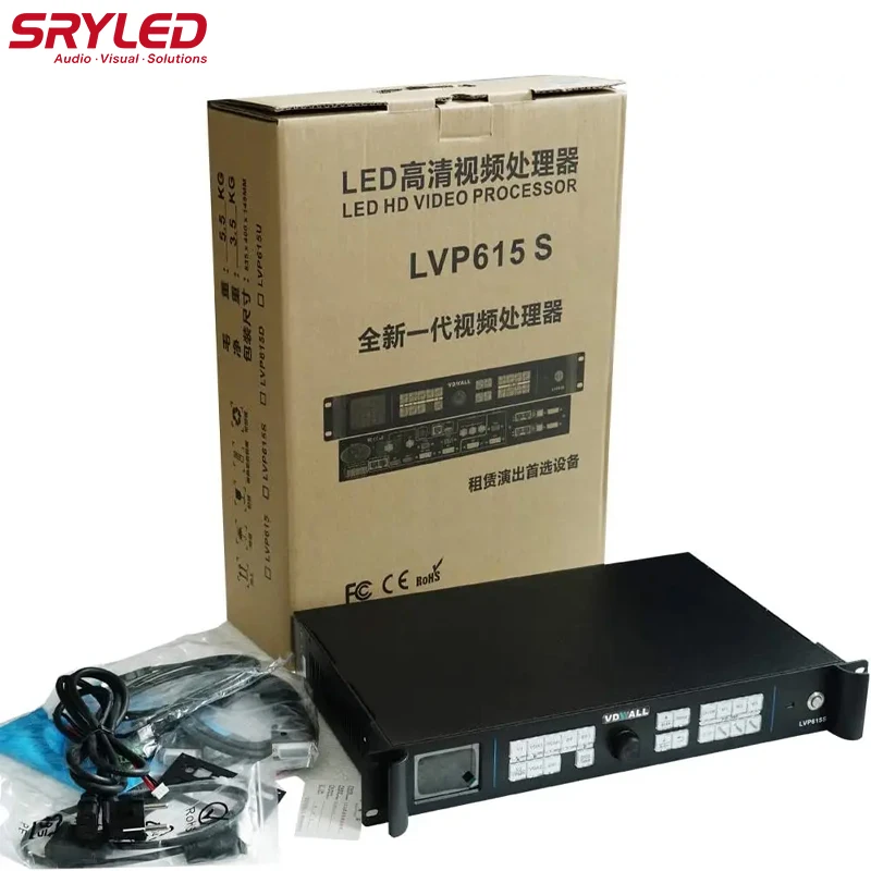 Светодиодный марки SRY видеопроцессор LVP615S 3860*640 VD настенный светодиодный экран