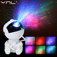 astronaut projector starry sky galaxy star night light led lamp usb rotating for home decor bedroom decorative childrens gift