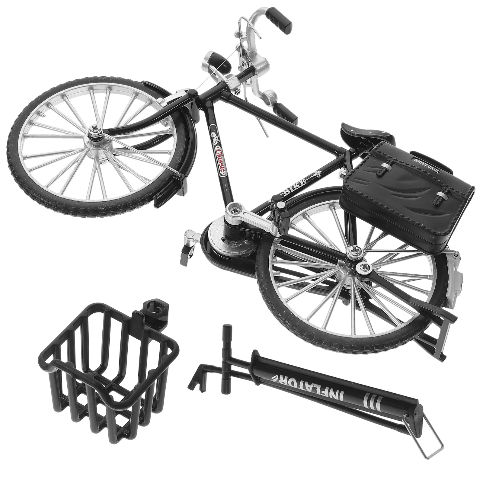 

DIY Bicycle Model Small Bike Figurine Motorbike Toys Ornament Craft Table Miniature Decorations