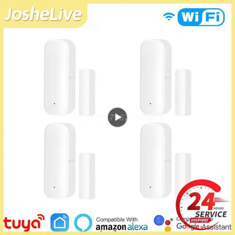 

1~7PCS Independent Magnetic Smart Door Sensor Work With Google Home Alexa Tuya Open/closed Detectors Alexa Window Sensor Wifi