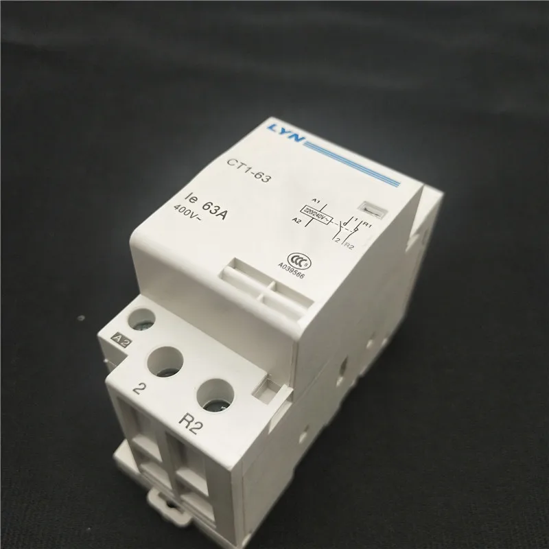 CT1-63 2P 32A 40A 63a 220V 230V ~ 50/60HZ Din rail бытовой модульный контактор переменного тока 2NO 1NO 1NC 2NC CT1-63 2P 32A 40A 63a 220V 230V ~ 50/60HZ Din rail бытовой модульный контактор переменного тока 2NO 1NO 1NC 2NC