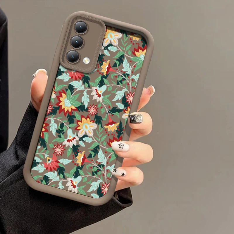Фото Чехол для телефона с цветочным рисунком для Infinix Pova 9 7 Ultra 6 Neo Camon 50 40 Pro Spark 40C 30 Pro 6 Go 1 2024 2023, противоударный чехол №1
