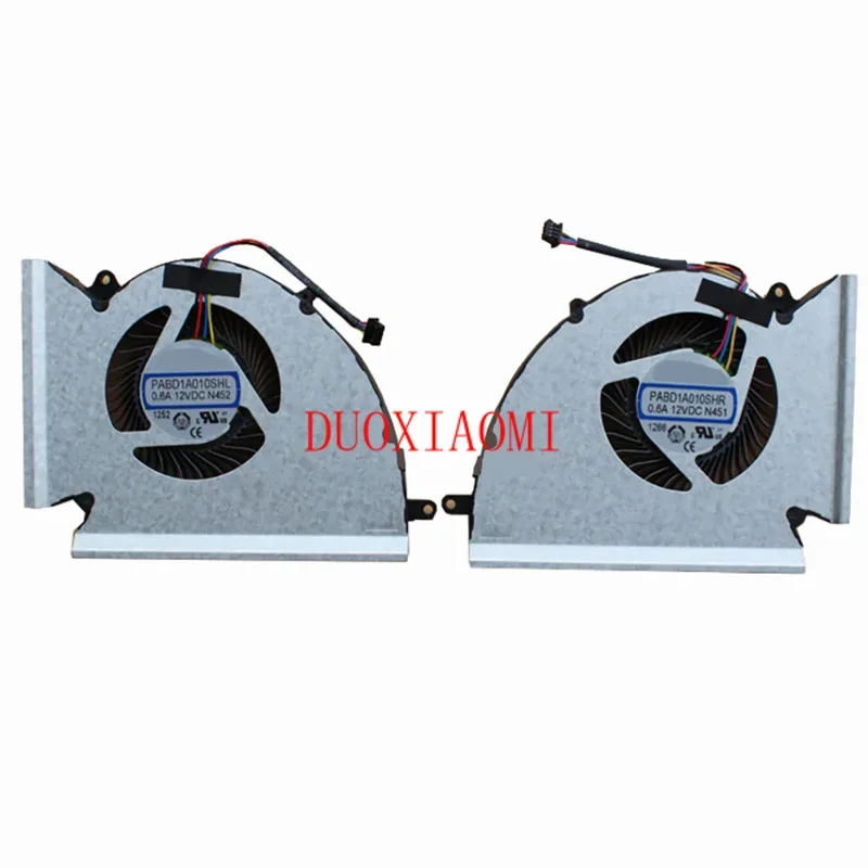 Новый вентилятор охлаждения ЦП GPU VGA для MSI GP76 GE76 WE76 PABD1A010SHL N451 N452 MS-17K3 17K2 17K1