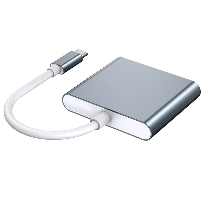 

Новый адаптер Type C к USB 1080 + HD + MI + PD USB3.0 кабель преобразователя HD P 3 в 1 док-станция типа C