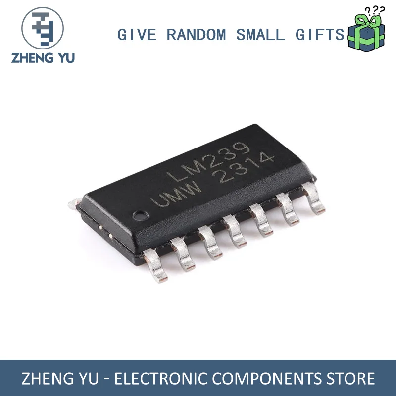 20 шт. LM239DR SOP-14 четырехсторонний дифференциальный компараторный чип