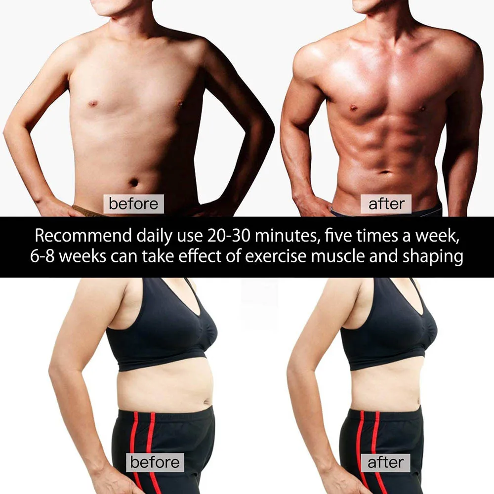 EMS стимулятор мышц живота Пояс электростимулятор тонера Abs тренажер тонизирующий