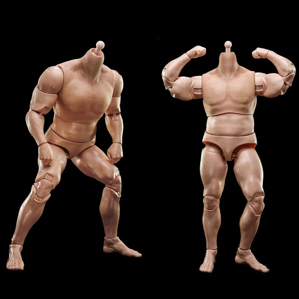 

Atm01 1/6 Male Soldier Body European American Stout Body With Wide Shoulders Super Flexible Model 12 Inches Diy Action Figure